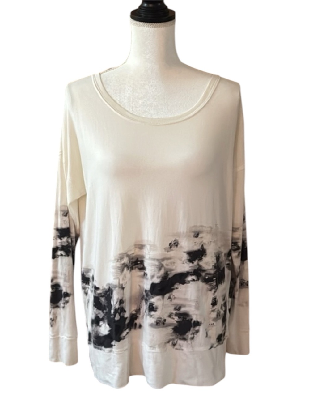 Calvin Klein Performance Abstract Print Modal Blend Tee Size Medium